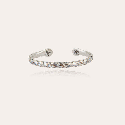 Pulsera rígida Liane plateada