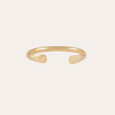 Bracelet Jonc large doré