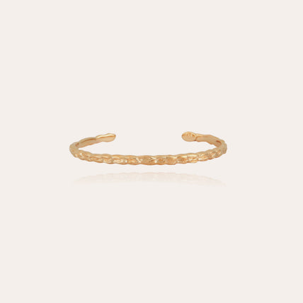 Pulsera rígida Liane mini dorada