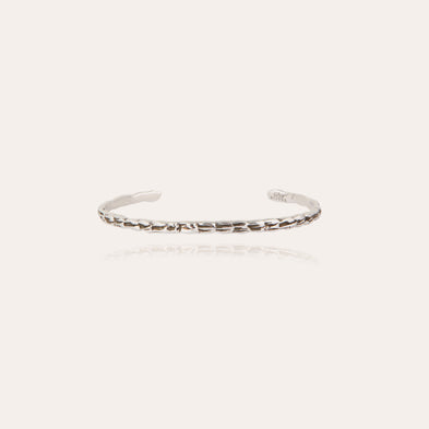 Bracelet jonc Liane mini argenté