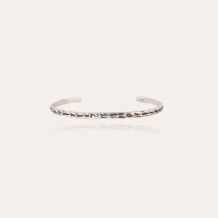 Pulsera rígida Liane mini plateada