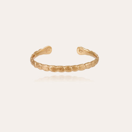 Pulsera rígida Liane dorada