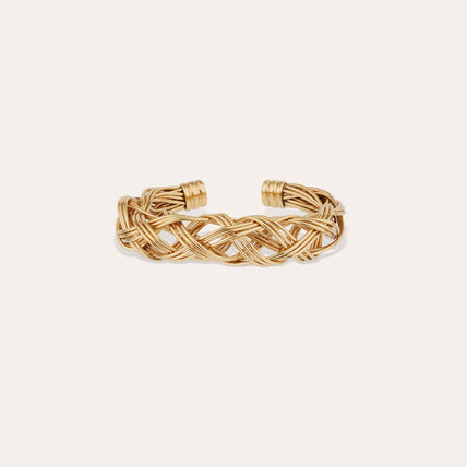Fileo gold bangle bracelet