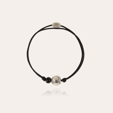 Pulsera de petanca, modelo grande, plateada