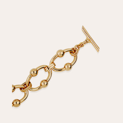 Bracelet Rivage très grand modèle doré