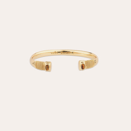 Bracelet Sarina doré - Oeil de Tigre