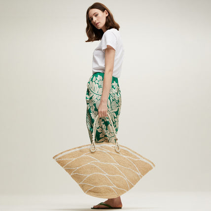 Sac panier Les Salins raphia
