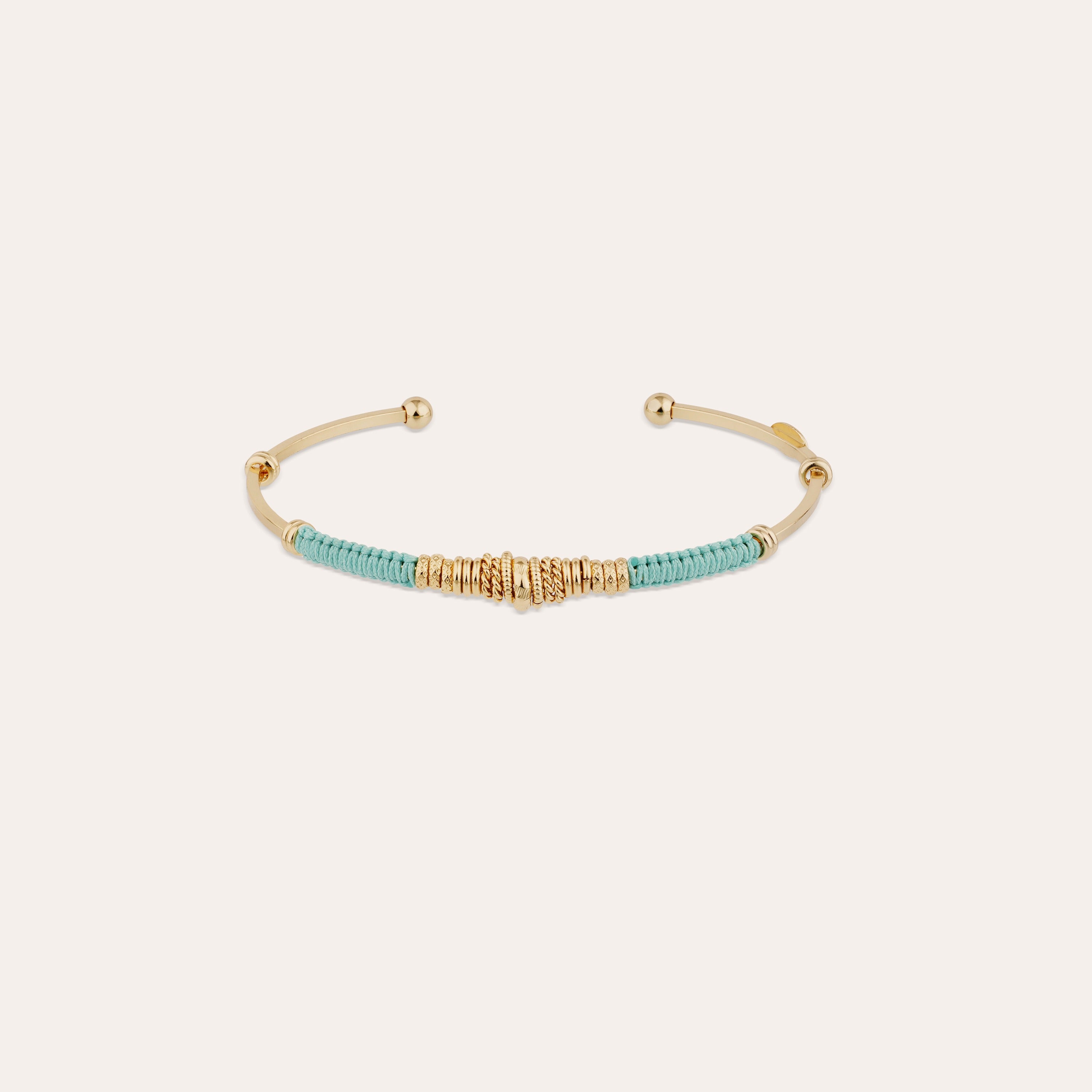 Zizanie Gold-Plated Bangle Bracelet – Gas Bijoux