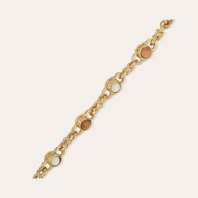 Amarante Necklace with Multi-Gold Amarante - White Mother-of-Pearl & Wood