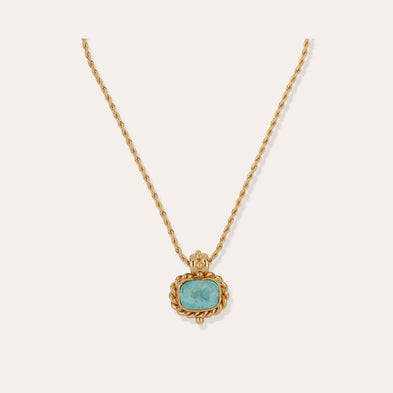 Collier Amarante doré