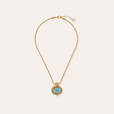 Collier Amarante doré