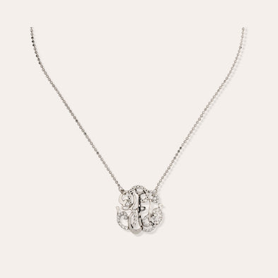 Collier Arabesque petit modèle argenté