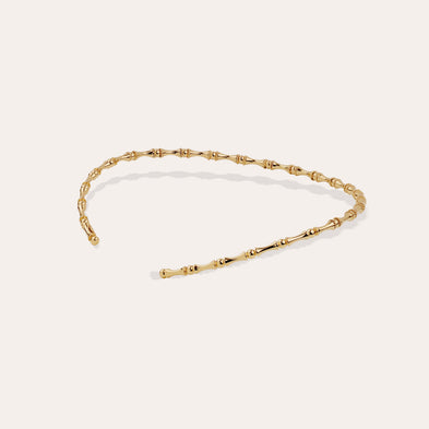 Collier Bambou doré