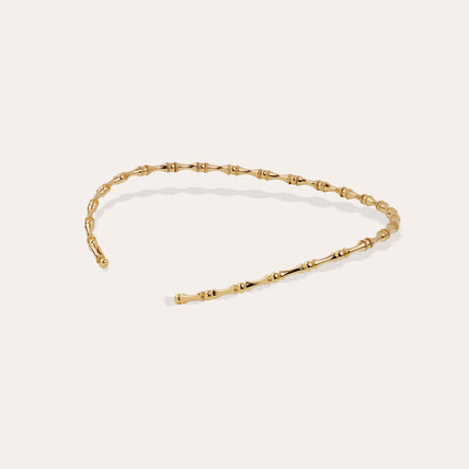Collier Bambou doré