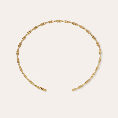 Collier Bambou doré