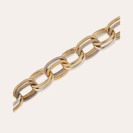 Collier Bell bicolore