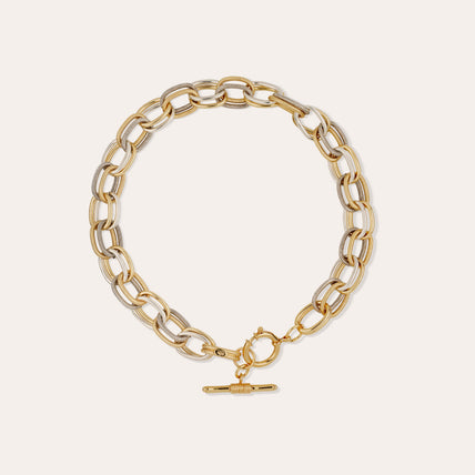 Collier Bell bicolore