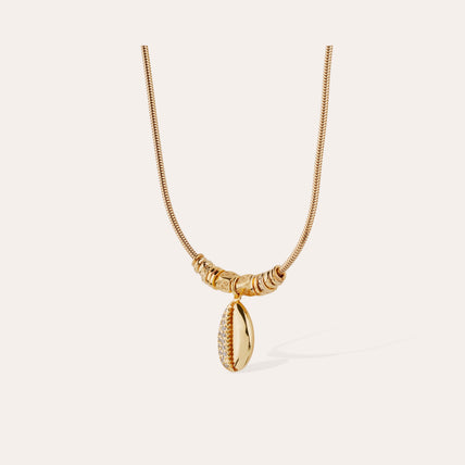 Collier Bia Coki strass doré