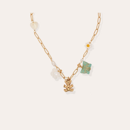 Collier Capucine enfant doré