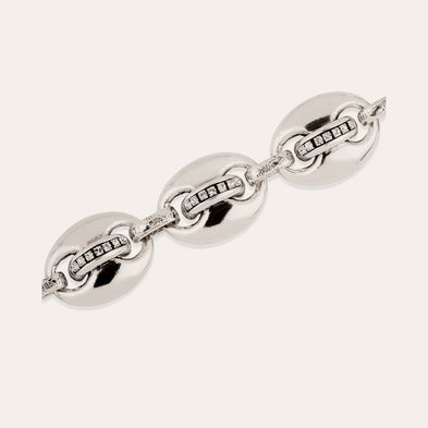 Collier Cophea strass mini argenté