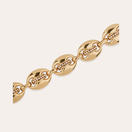 Collier Cophea strass mini doré