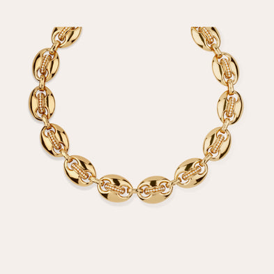 Collier Cophea mini doré - Perles nacrées