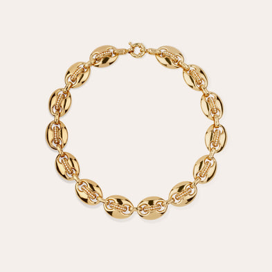 Collier Cophea mini doré - Perles nacrées