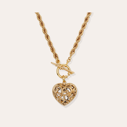 Collier Coracao Liane bicolore