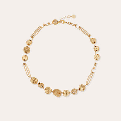 Eclipse necklace gold-tone