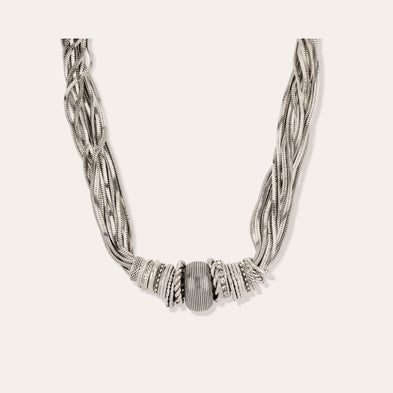 Jos Necklace ( silver-plated)