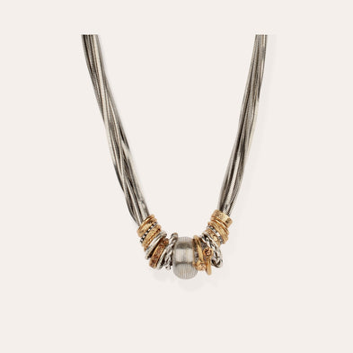 Collier Jos bicolore