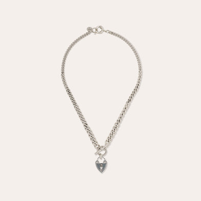 Collier Locked argenté