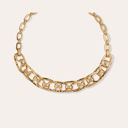 Collier Maille Ovale Multi doré