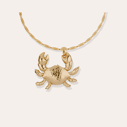 Collar « Bambou » Krabe dorado
