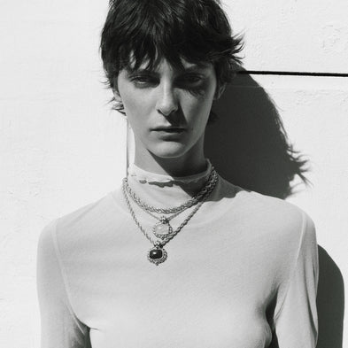 Collier Amarante doré - Bois