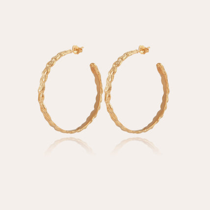 Liane gold hoop earrings