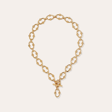 Rivage mini gold necklace