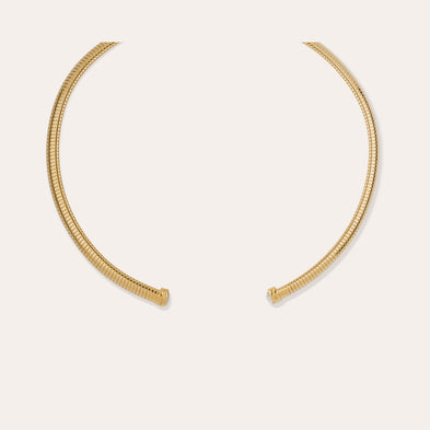 Collier Antigone doré - Nacre Blanche