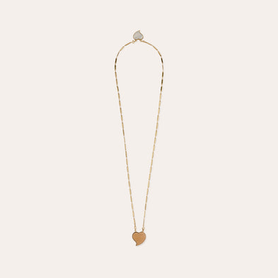 Collier Scapulaire Mirage doré - Bois & Nacre Blanche