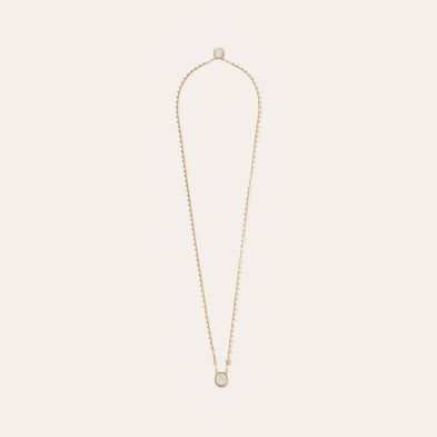 Scapular Necklace Ovo Gold - White Mother-of-Pearl