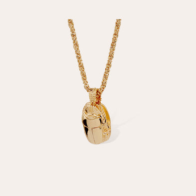 Gold Scarab Necklace