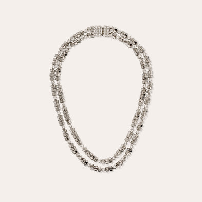 Collier Trevise finition rhodium
