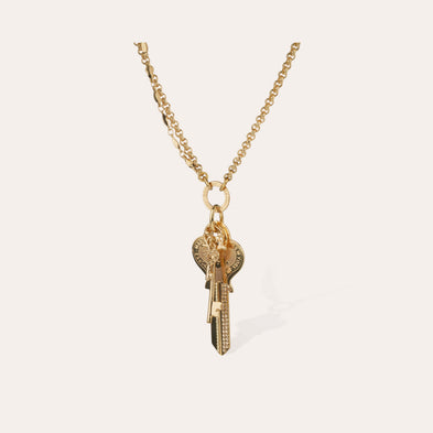 Collar largo Lancelot dorado