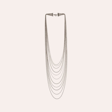 Romeo silver-plated Long Necklace