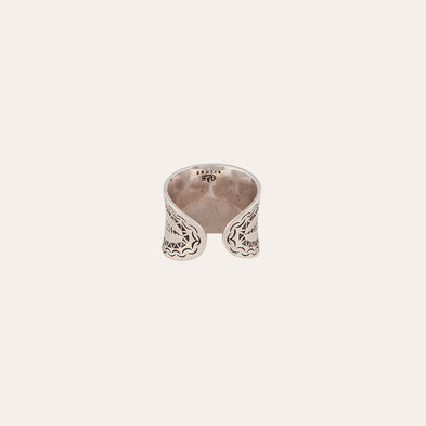 Anello Cancun, modello piccolo, argentato