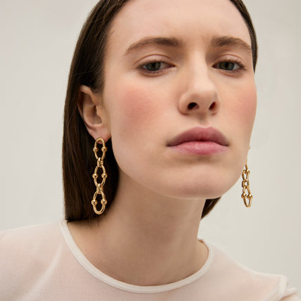 Boucles d'oreilles Rivage mini dorées