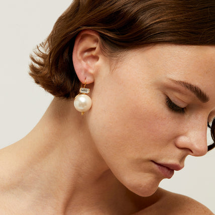 Boucles d'oreilles Decalcia dorées