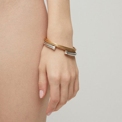 Bracelet Atik jonc argenté