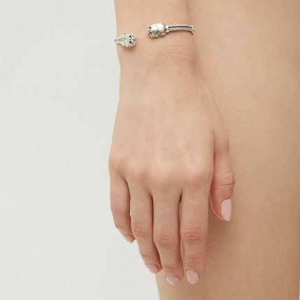 Bracciale Duality “Grand Scaramouche” torsade , color argento