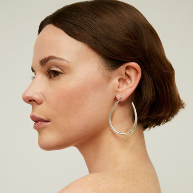 Boucles d'oreilles Bobo argentées